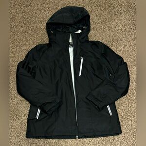 Black Waterproof 2-layer Coat